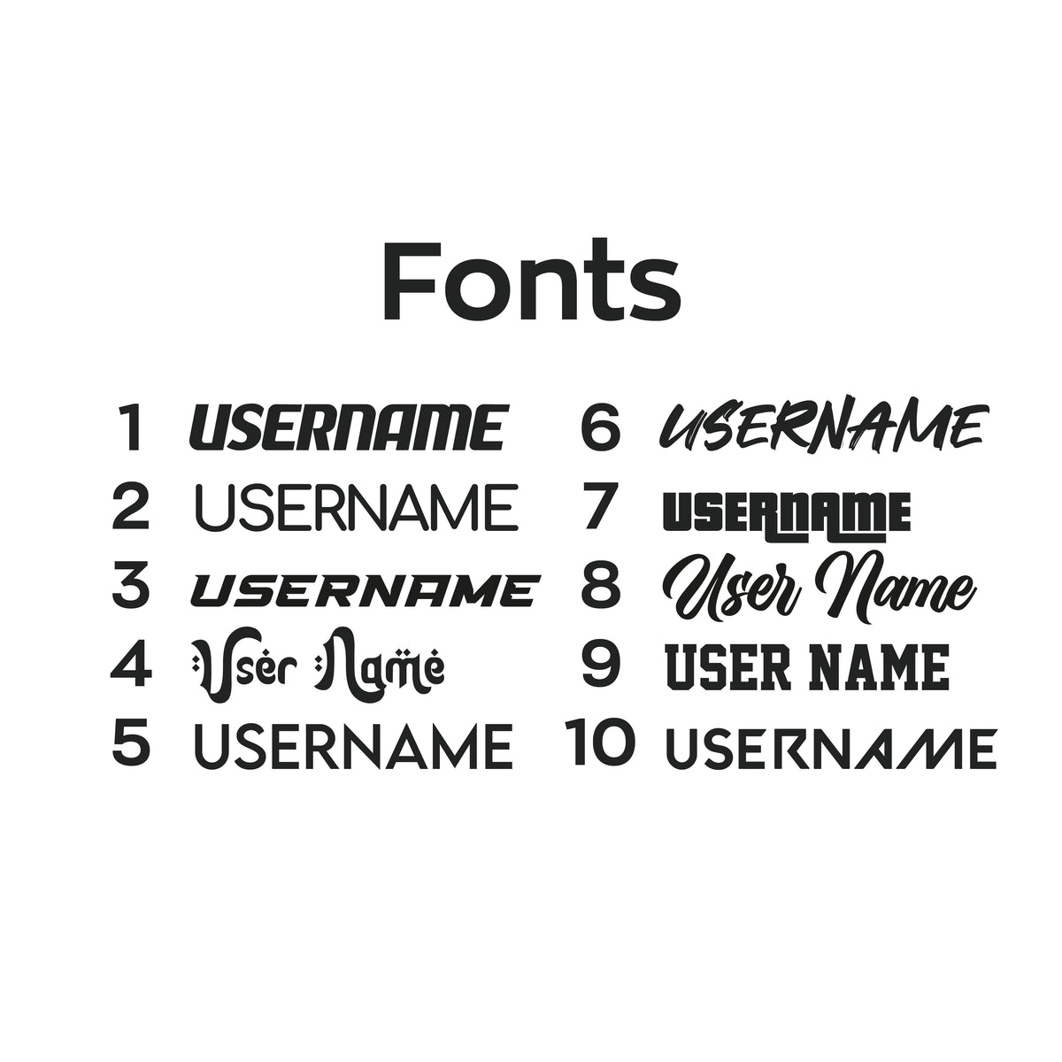 A - Username social media